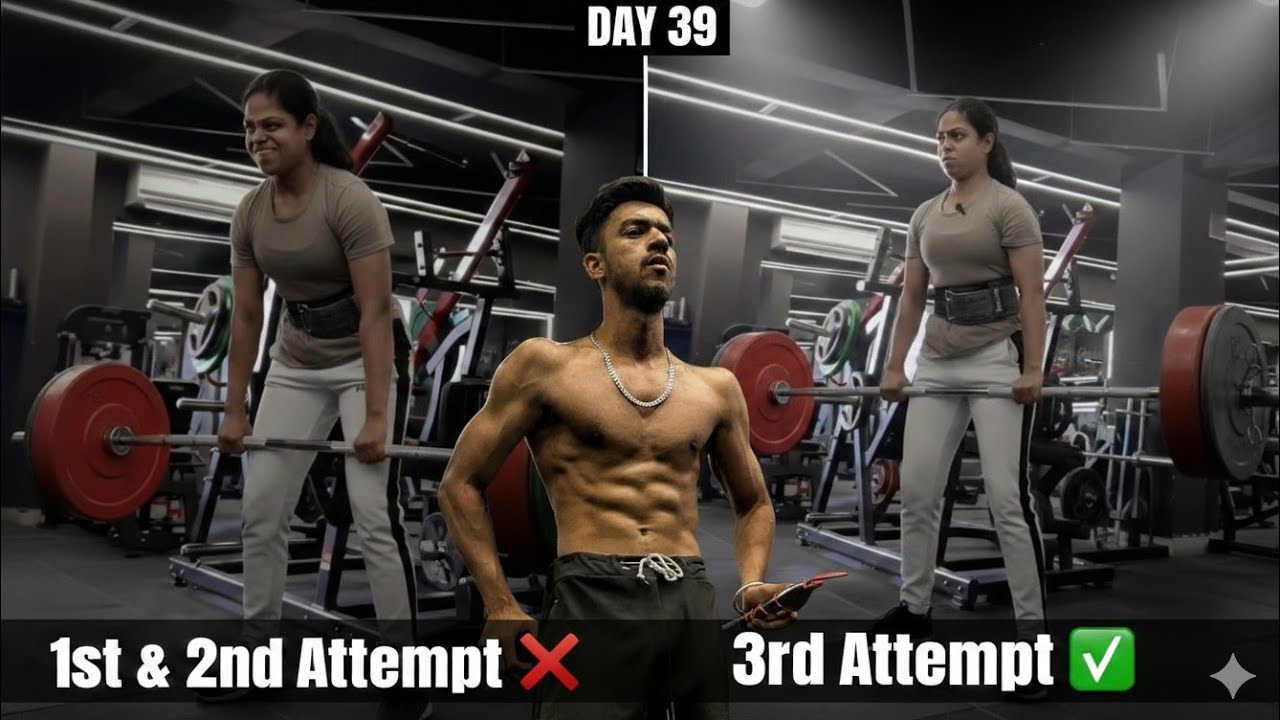 100 Days Bulking Challenge – Day 39 | 2 Baar Fail… Fir Success 🔥 (Motivation Real Hai)