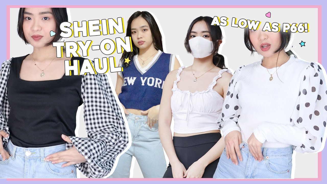SHEIN TRY-ON HAUL (trendy tops,accessories, skirt etc) | phonycore 2021 (Philippines)