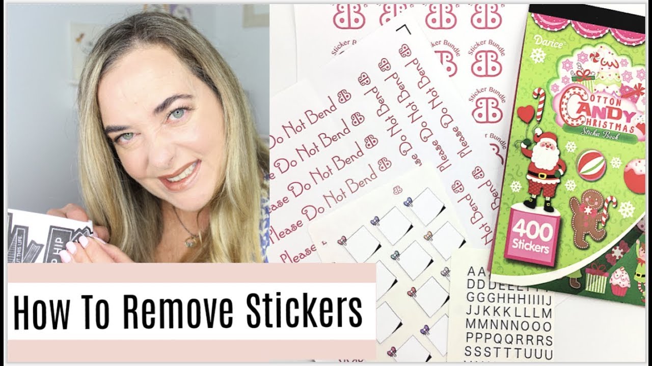 How to EASILY remove stickers | From any sticker sheet