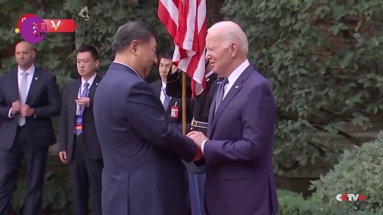President Xi Meets Biden at Filoli Estate, California