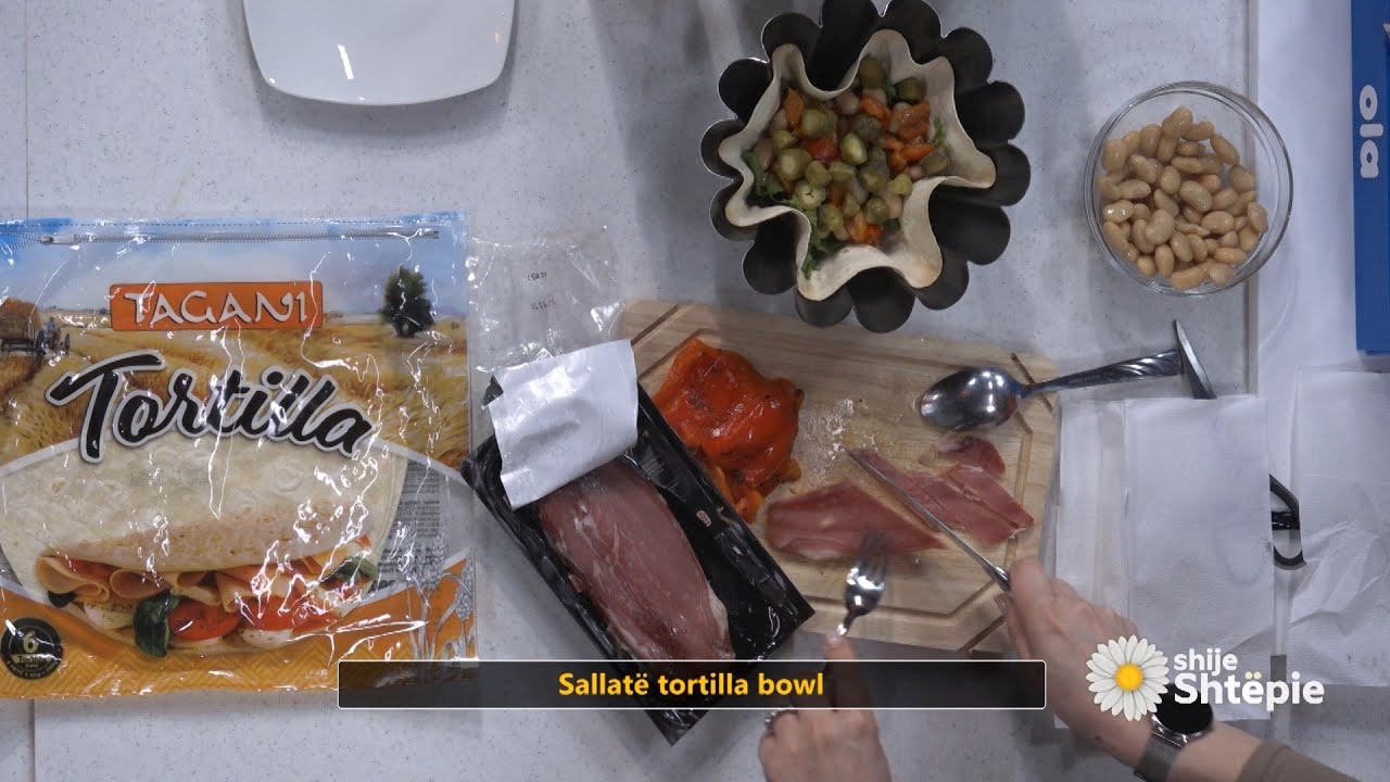 Shije Shtëpie - Sallatë tortilla bowl - Tv Klan