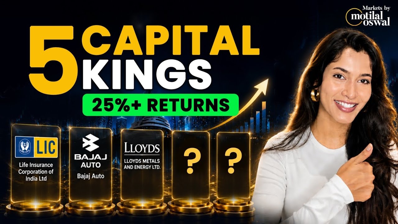 Top 5 Capital Efficient Stocks with 25% + Returns | Best Quality Stocks for Long Term