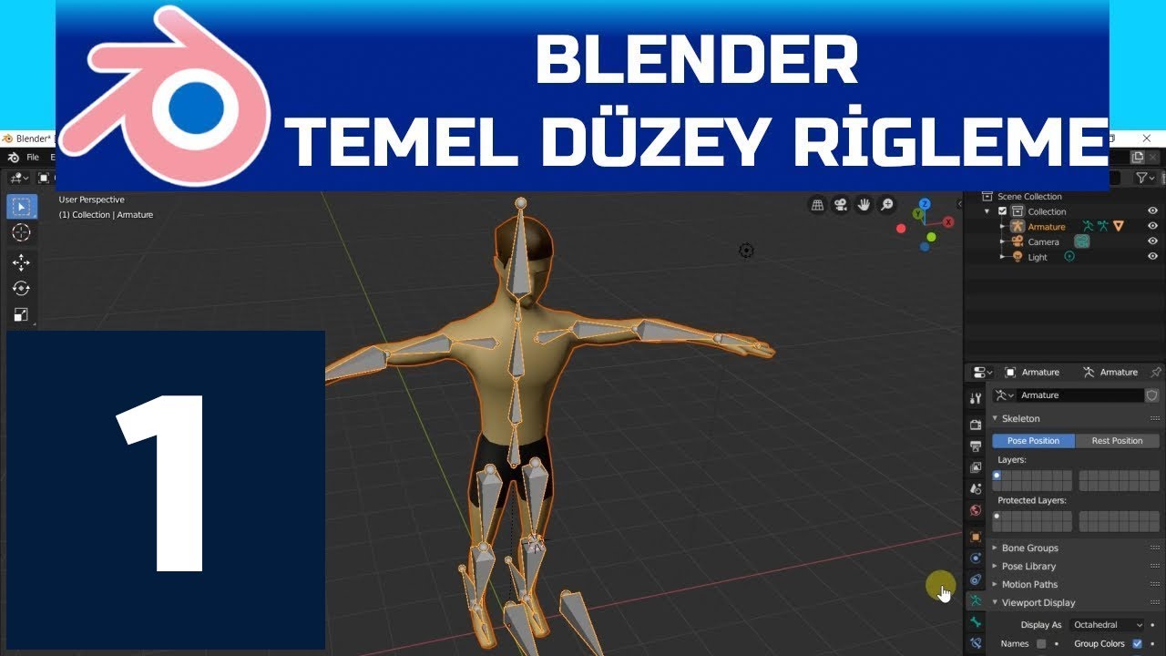 Blender - Temel Düzey Karakter Rigleme-1