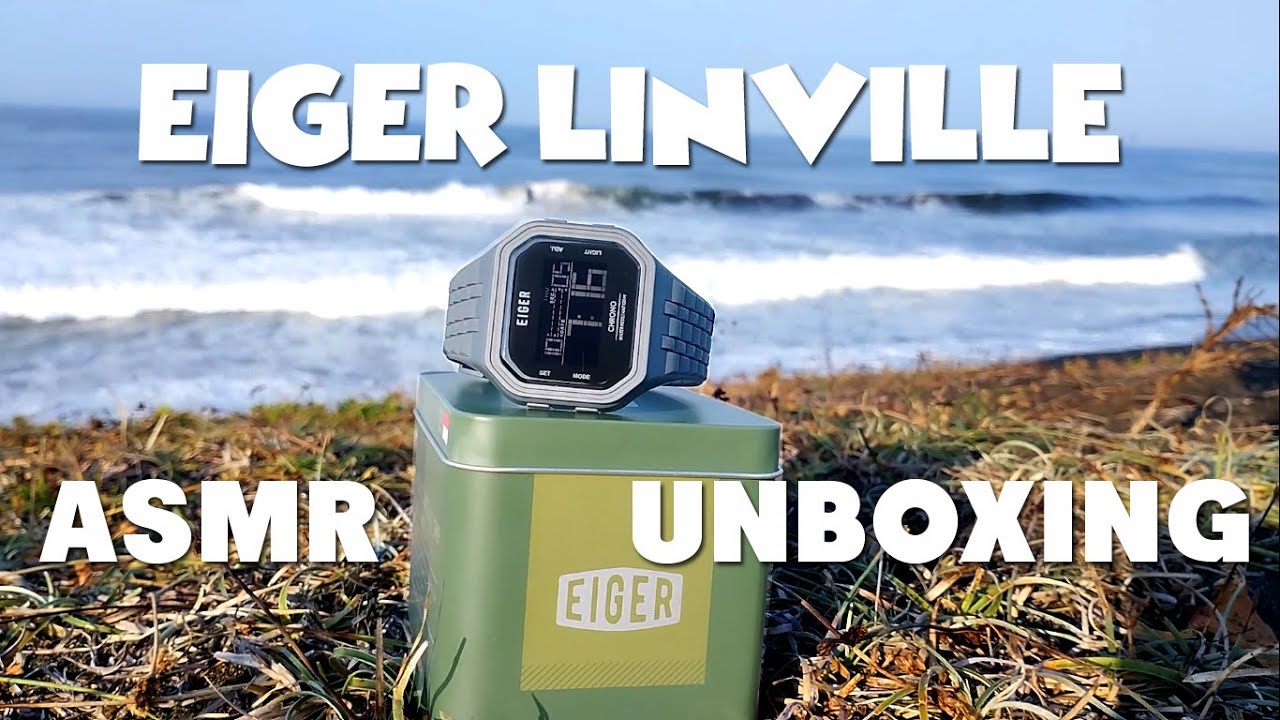 ASMR Unboxing Jam Tangan EIGER LINVILLE di Pantai Selatan