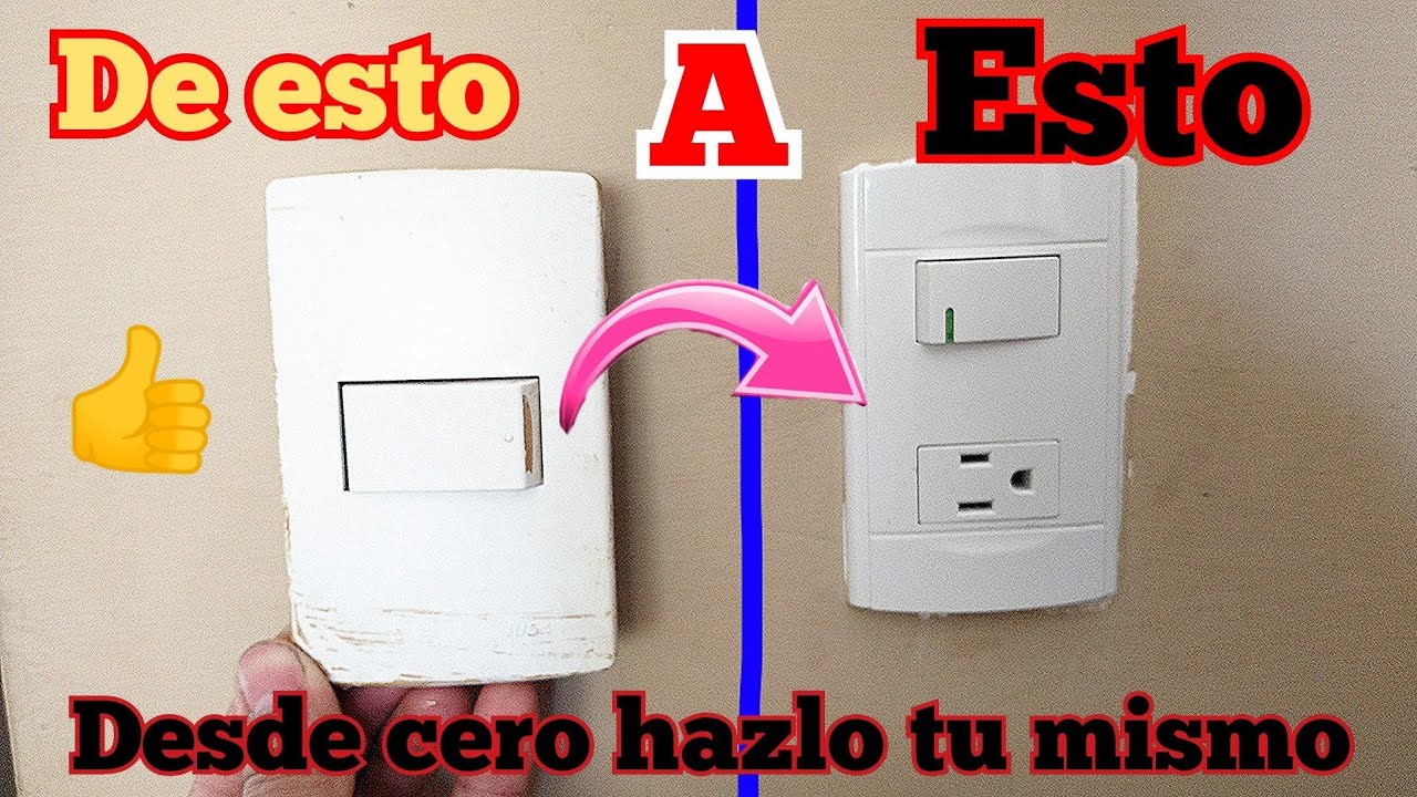 como conectar un apagador y un contacto
