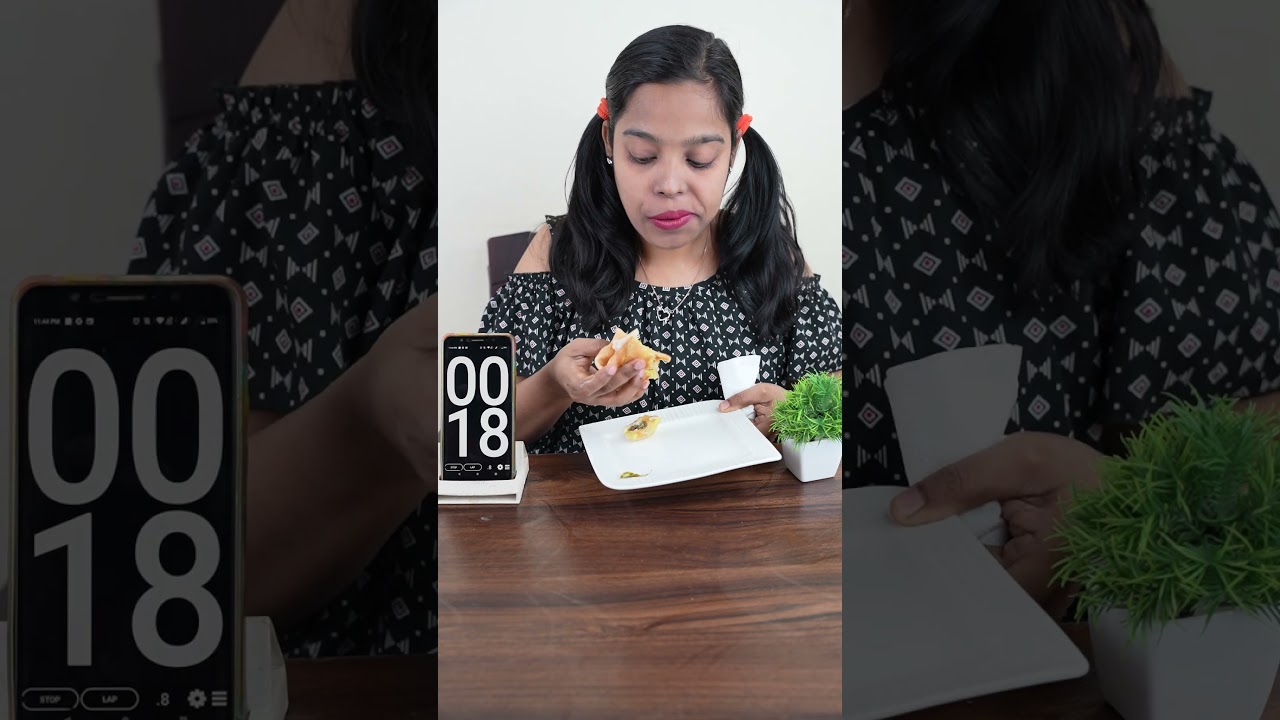 60 SECOND Half Dosa Challenge |  Dosa Eating CHALLENGE 🤑#shorts #ytshorts #ashortaday #dosa