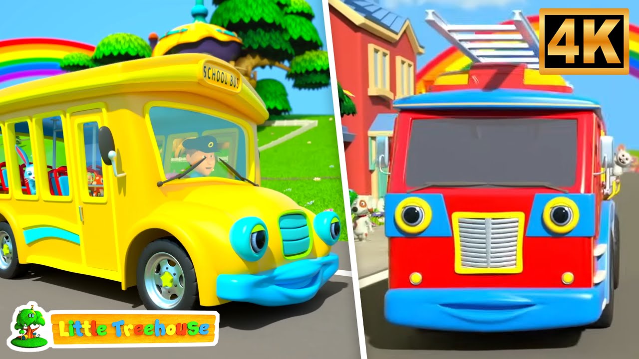 Wheels On The Vehicles | Fun Vehicle Song for Kids
