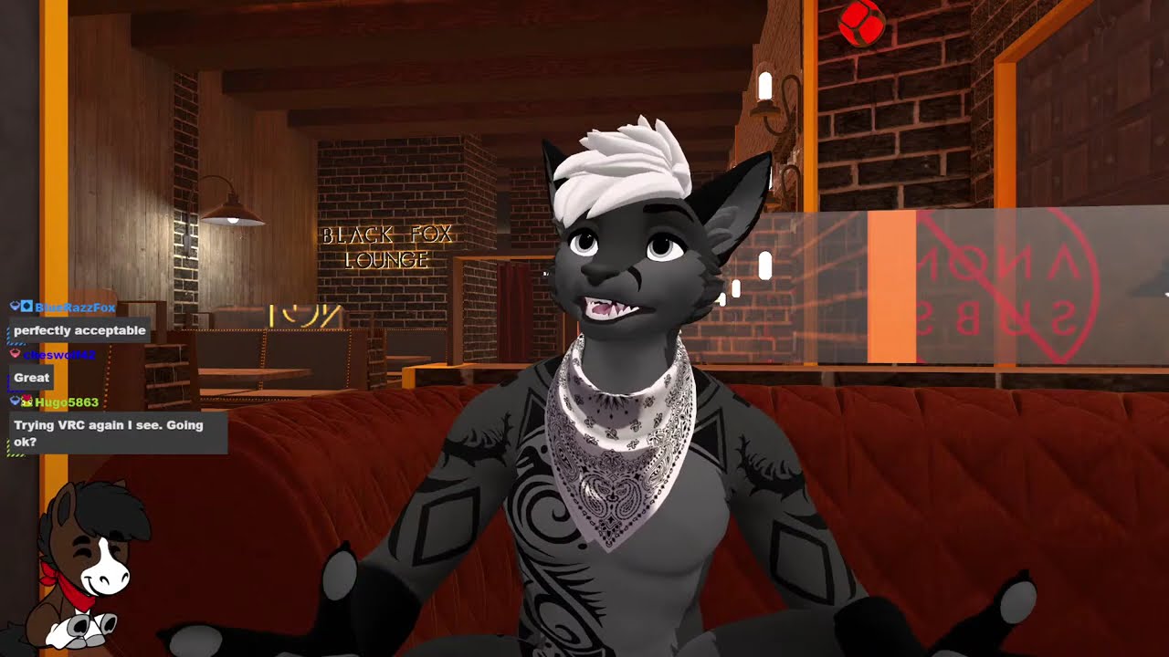 Chilling in VRChat