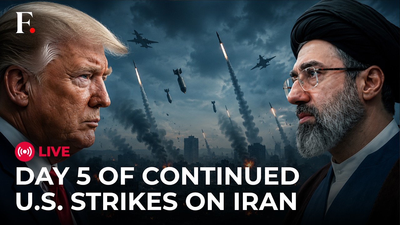 US WAR LIVE: US Military Launches Fresh Wave of Strikes on Iran | 5 Consecutive Days of Attack