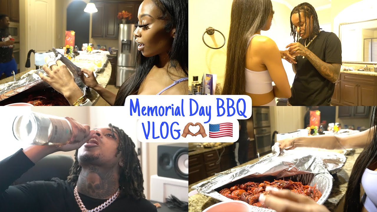 Memorial Day BBQ VLOG 🇺🇸 | I BROKE A BONE 😢