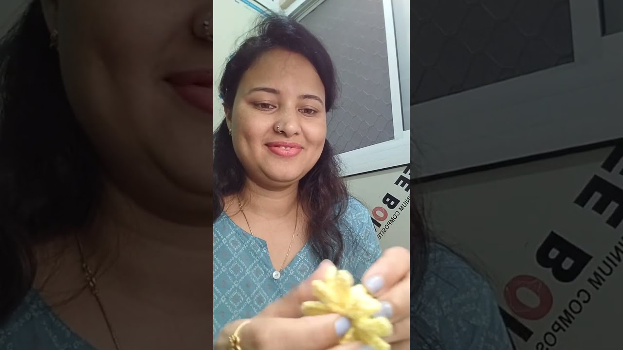 crochet flower 5 minut mein banaen Handmade by Anjali – Crochet & Knitting 🌸