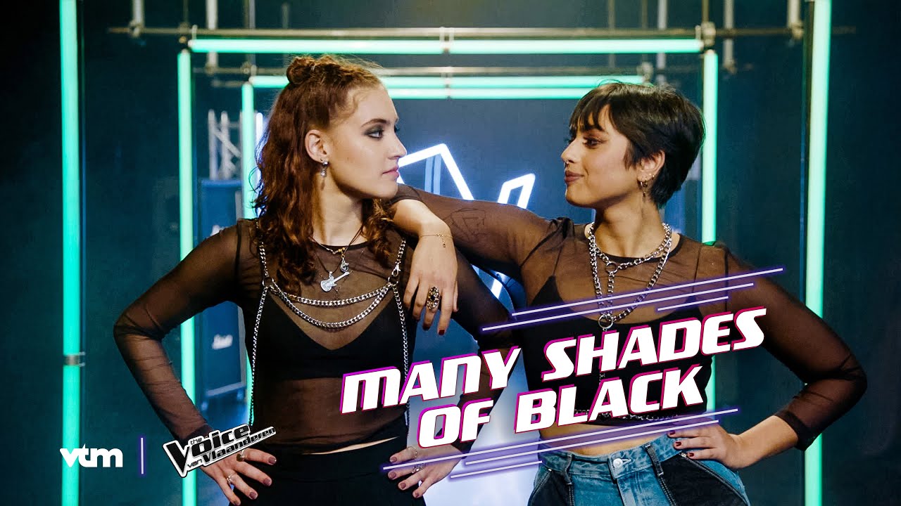 Ilaria & Jessica - 'Many Shades of Black' | Battles | The Voice van Vlaanderen | VTM
