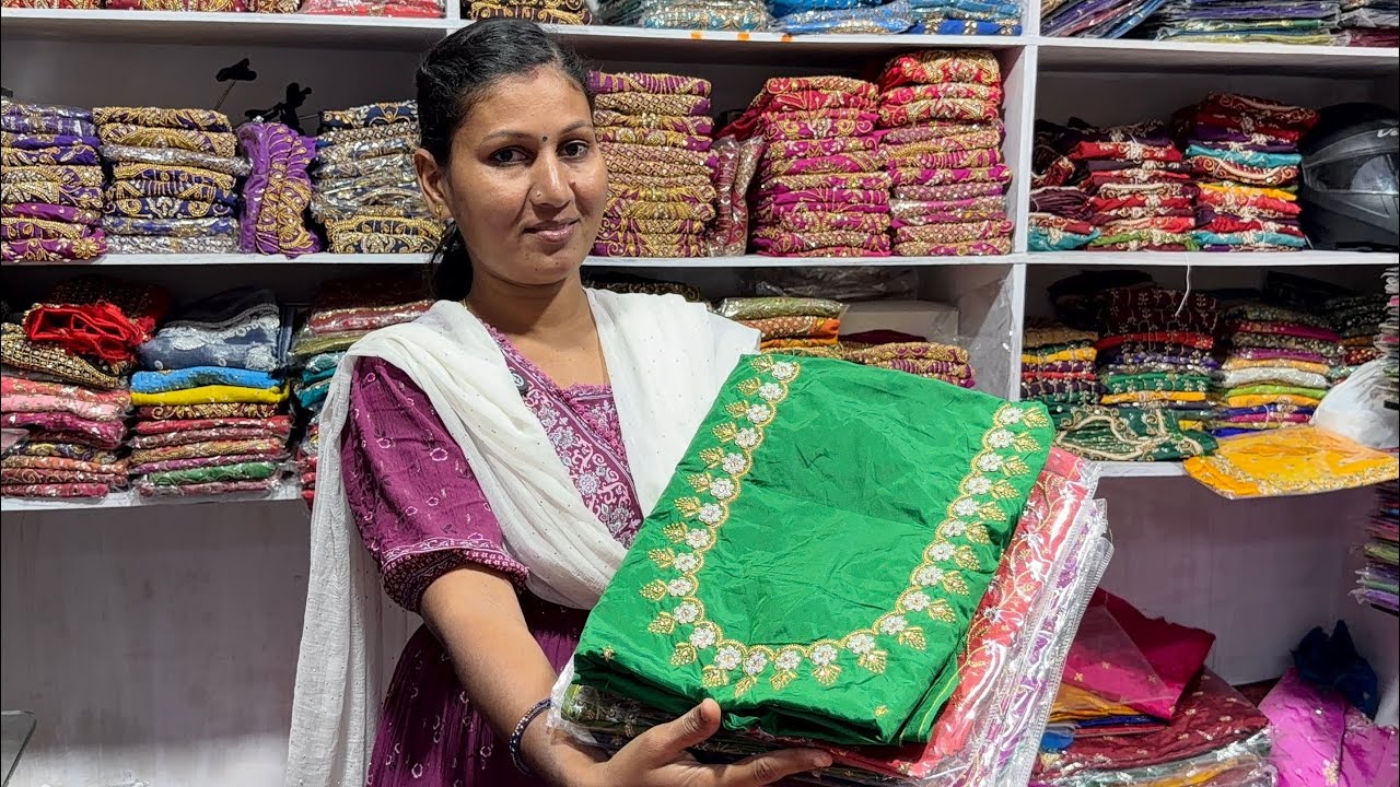 1000 కి 3 Embroidery work blouses embroidery blouses from direct manufacturer |Maggam work blouses 