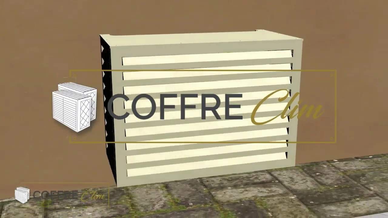 Montage Cache Clim Aluminium COFFRE CLIM