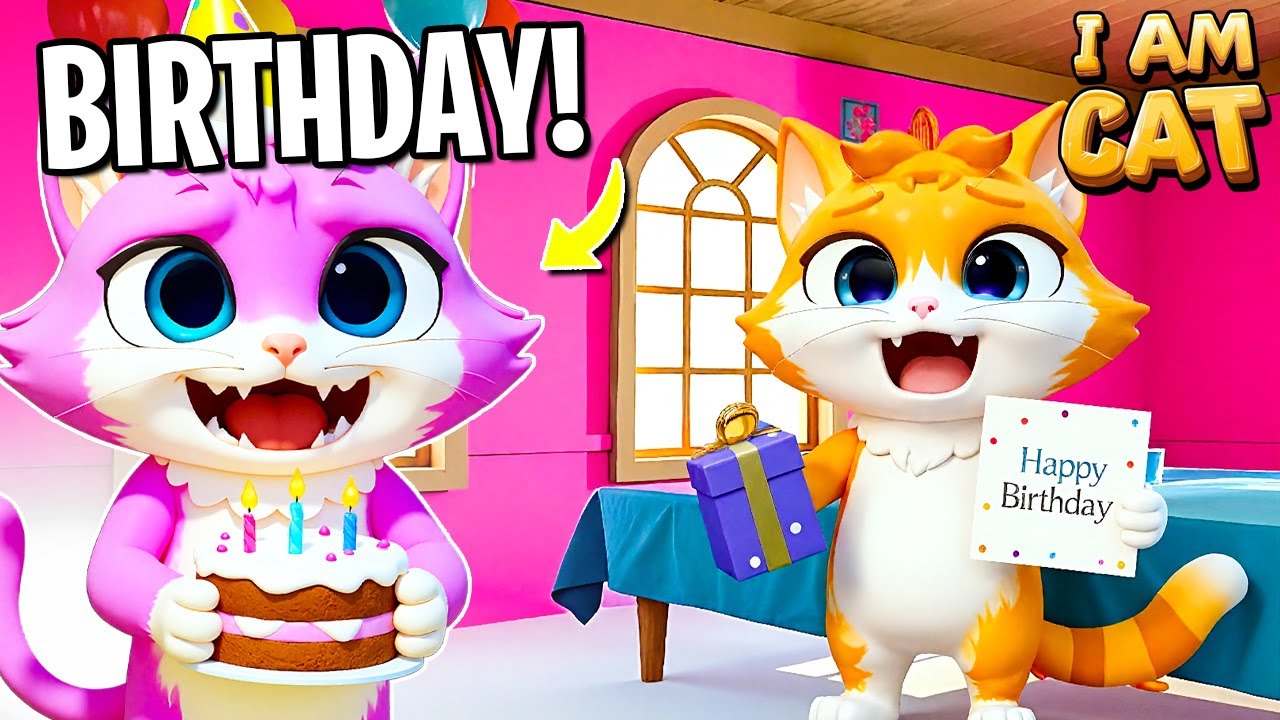 🩷 My Cat Husband Gets Me A BIRTHDAY SURPRISE! 🎁 (I am Cat VR Multiplayer)