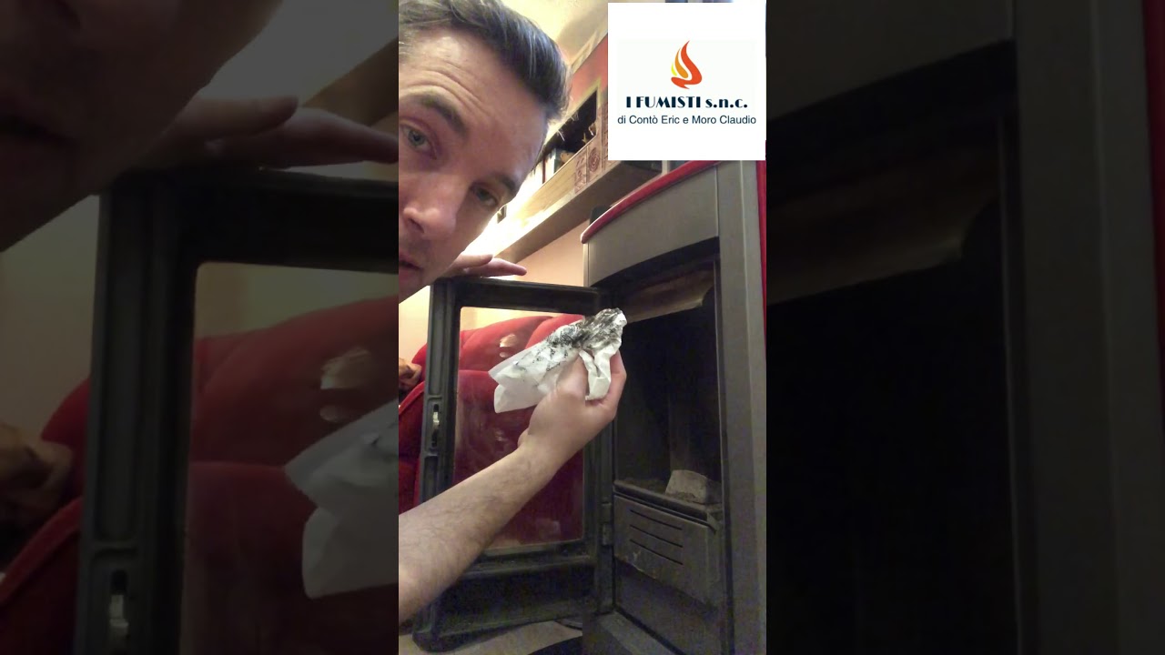 PULIZIA VETRO STUFA A PELLET - I FUMISTI - TREVISO