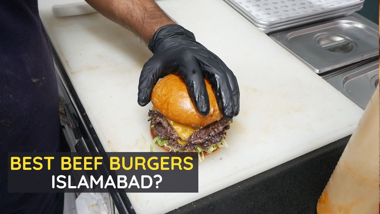 The best Beef Burgers in Islamabad |The burger n Co Beverly Centre Blue area Islamabad|Ali Mohiuddin