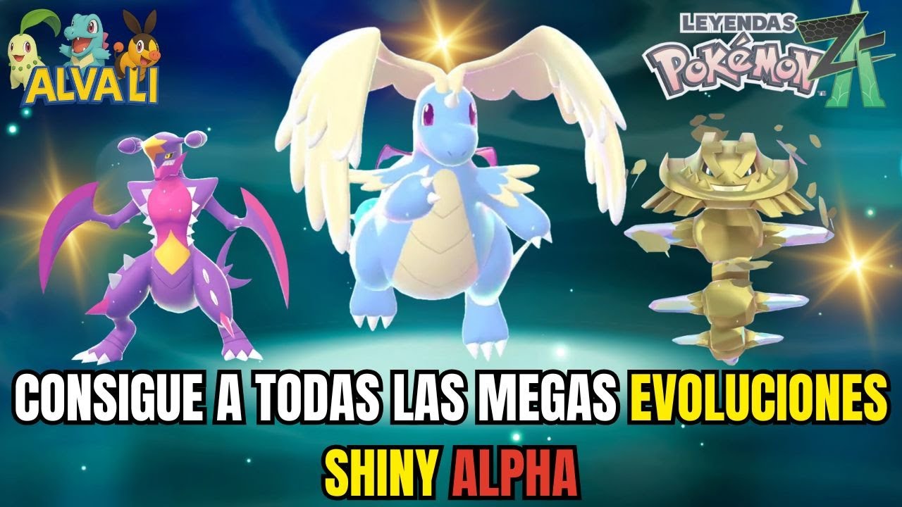 Consigue ahora MEGA EVOLUCIONES SHINY ALPHA
