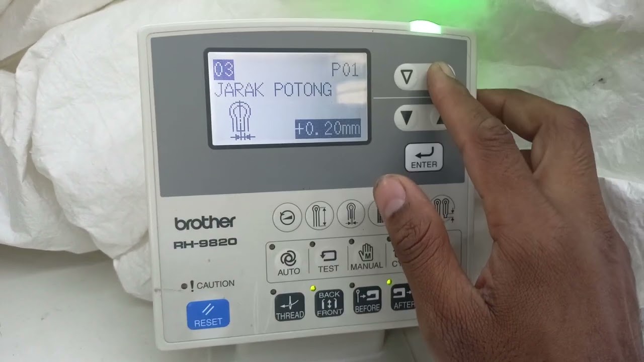 Brother keyhole RH-9820  basic program videos ಕನ್ನಡ..
