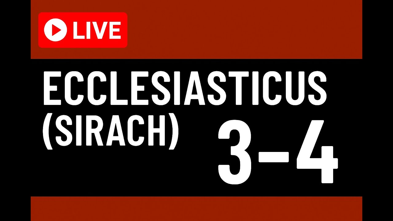 *“Ecclesiasticus (Sirach) 3-4 #jesus #live #duet #love #faith #biblestudy #anime