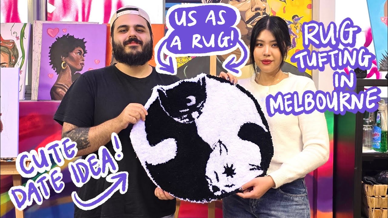 Rug tufting experience in Melbourne! Cute date idea~~