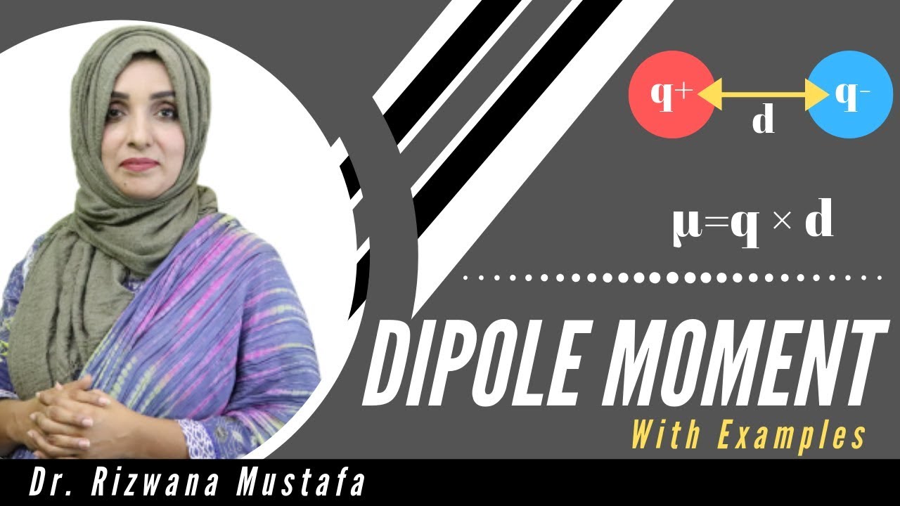 Dipole Moment with Examples || Organic Chemistry || Dr Rizwana