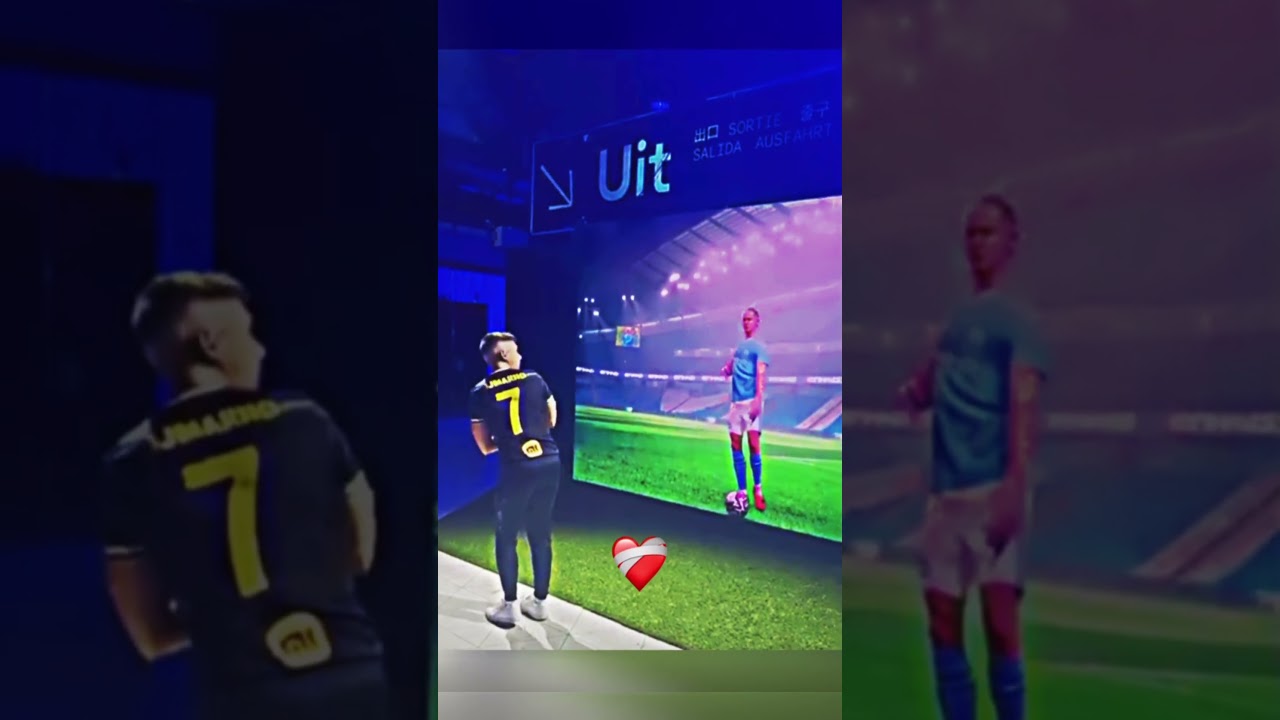 Haaland AI 💀💀 #football #fifa #haaland #norway #goat #funny #mancity  #viral #shorts