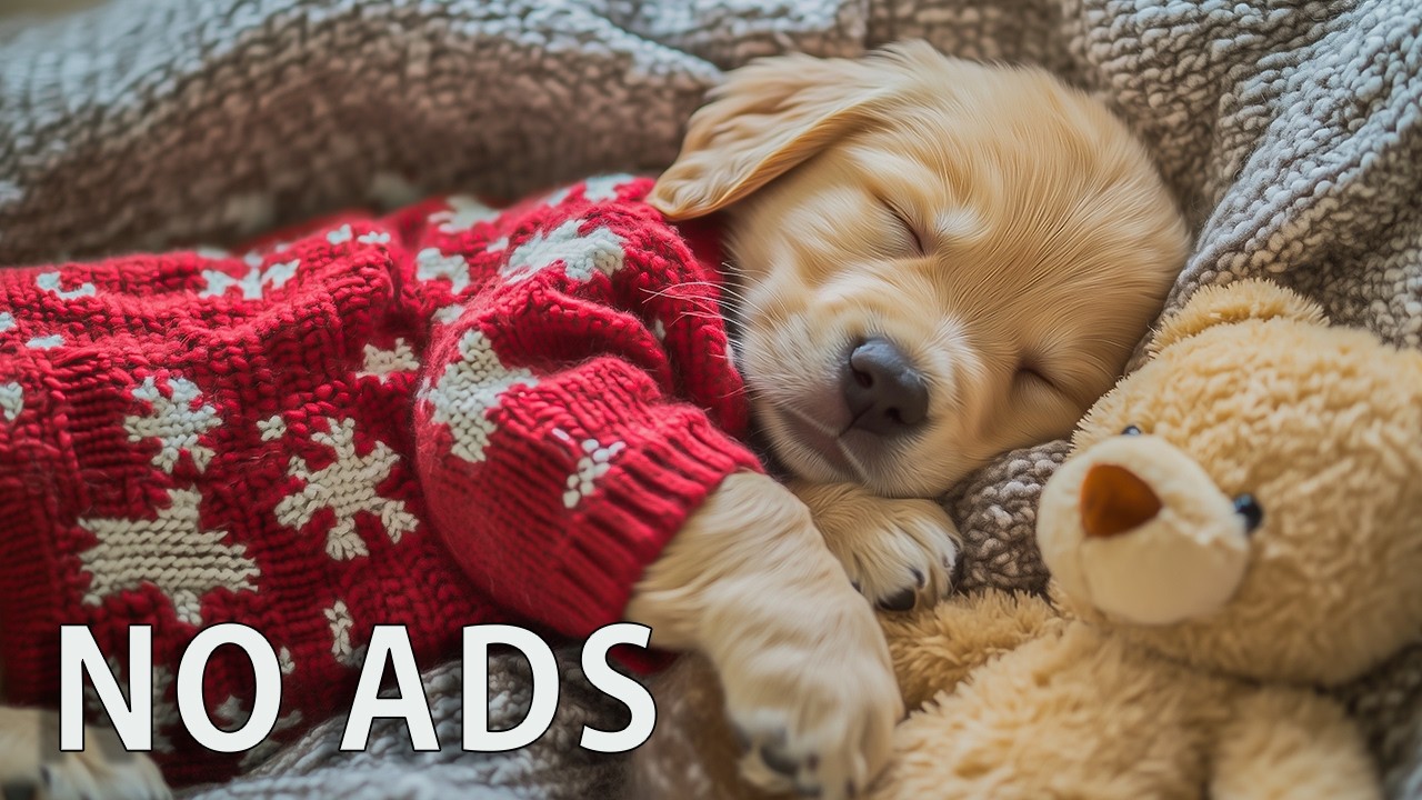 12 HOURS Dog Calming Music 🐶🌸 Gentle Audio Escape 🎶 Create a Calm Space 💤 No Ads