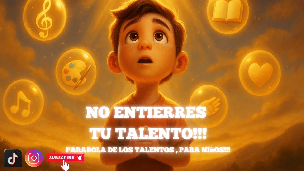 Par&aacute;bola de los Talentos para ni&ntilde;os!!! #bibliaparani&ntilde;os #christiankids #bibliaparatodos #talentos