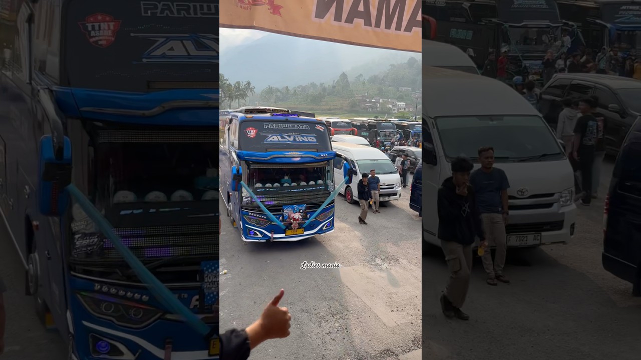 kalo aku ngilang, cari aku dikerumunan para bocil yg hunting bus.. (bus “ALVINO”) 