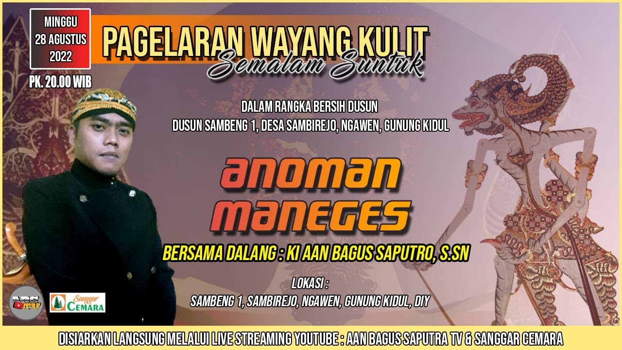 LIVE. WAYANG KULIT BERSIH DESA SAMBENG 1, GUNUNGKIDUL. KI AAN BAGUS SAPUTRA 