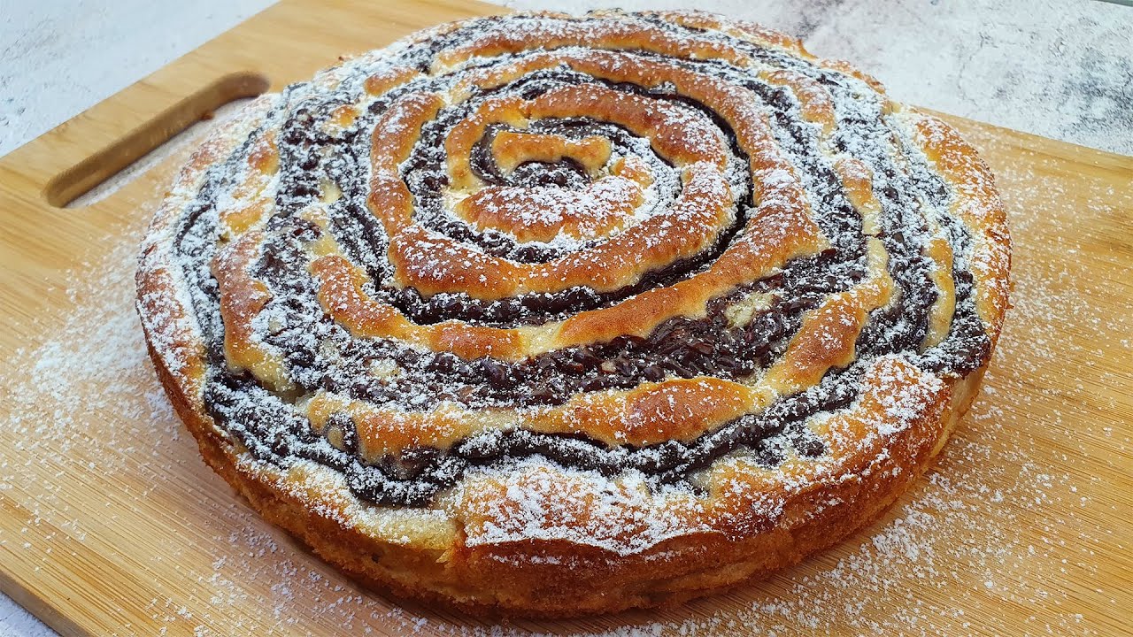 Szarlotka🍏, kt&oacute;ra rozpływa się w ustach! Pyszne ciasto z budyniem czekoladowym. Przepyszny przepis