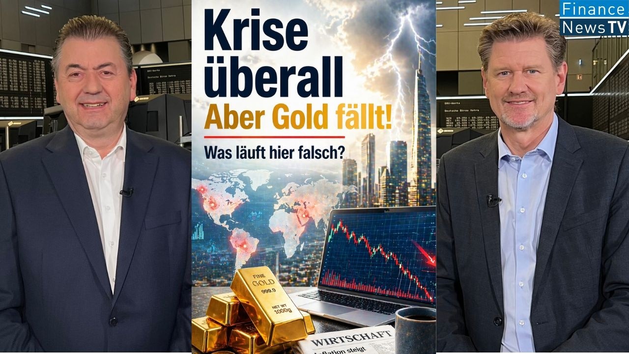 Krise &uuml;berall &ndash; aber Gold f&auml;llt! Was l&auml;uft hier falsch, Robert Halver?