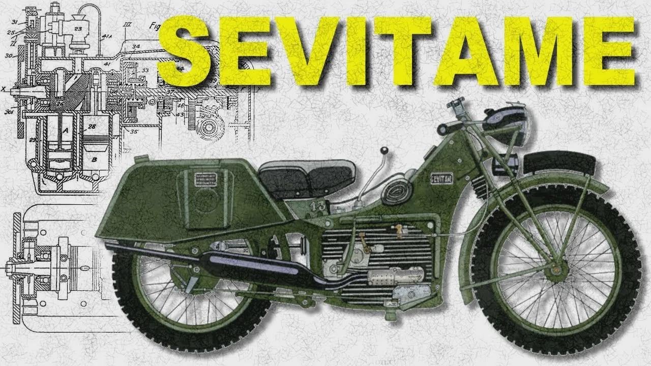 Motorcycle With an Upside-Down Engine &ndash; SIMCA SEVITAME