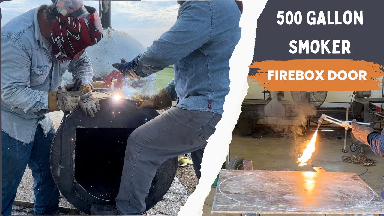 Building A 500 Gallon Offset Smoker: Putting The FINAL Touches On My 500 Gallon Smoker