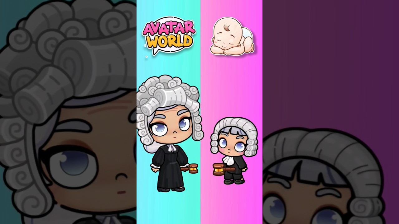 AVATAR WORLD😍CHARACTERS WITH BABIES👶❤️Pt2 #avatarworld #pazu #avatarworldgame Avatar World