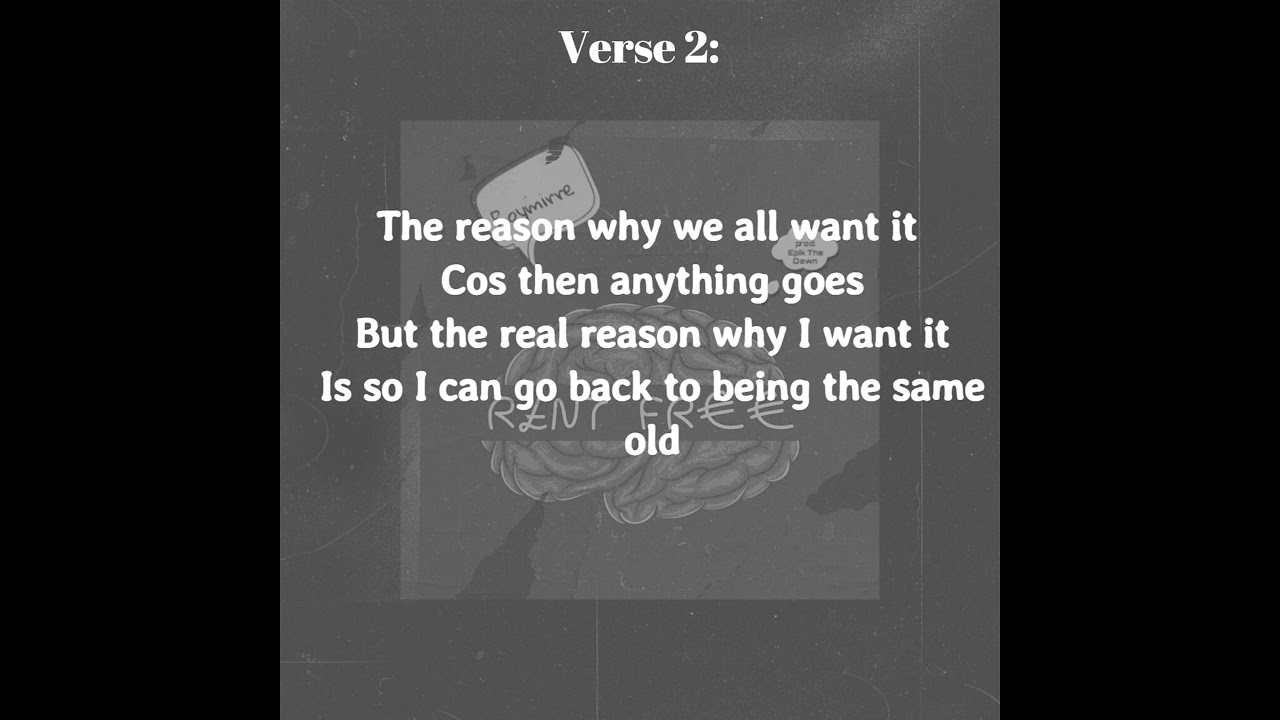 Rent Free [Music Lyric Video]
