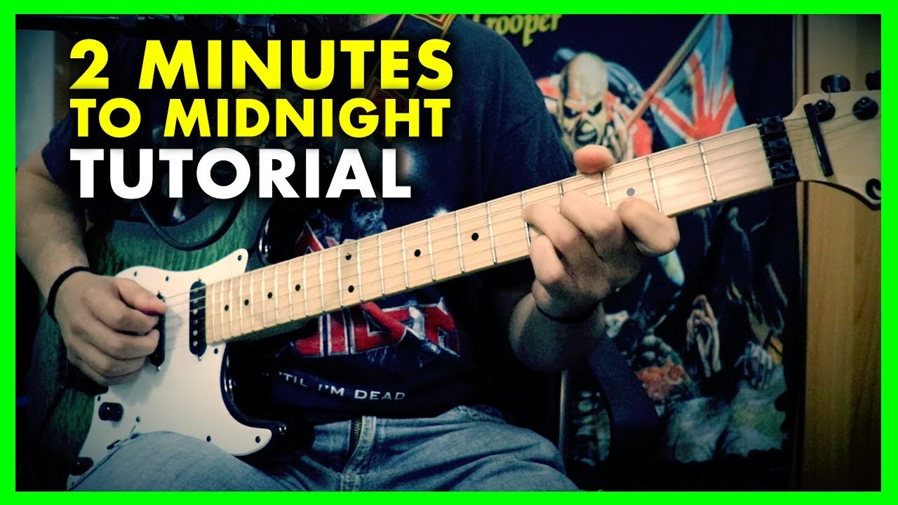 IRON MAIDEN (Tutorial Chitarra) 2 Minutes To Midnight - Lezioni di Chitarra Metal