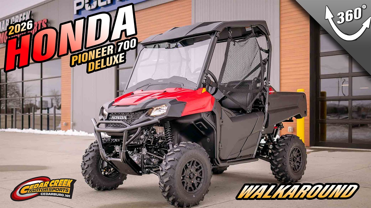 Walkaround | 2026 Honda® Pioneer 700 Deluxe