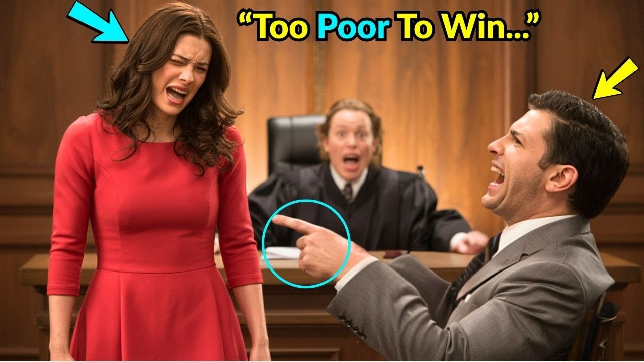 “She Can’t Afford a Lawyer!” the Husband Mocked His Wife—Then the Judge Said Three Words