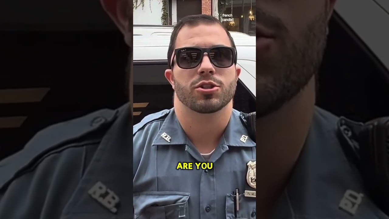 Filming a Bank Leads to Jaywalking Stop &mdash; Cop Switches Story After ID Refused #auditthepolice