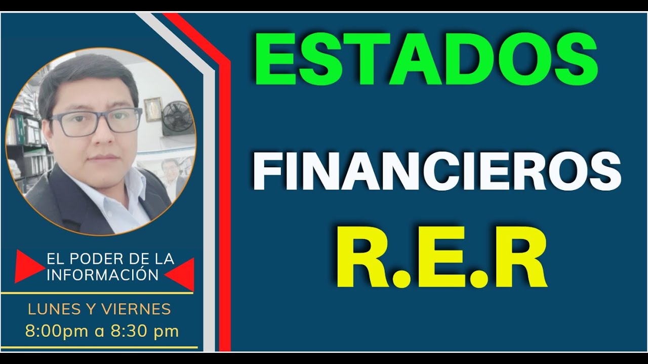 SOY RER NO ESTOY OBLIGADO FORMULAR ESTADOS FINANCIEROS ? EMPRESAS TRIBUTANDO EN EL RER