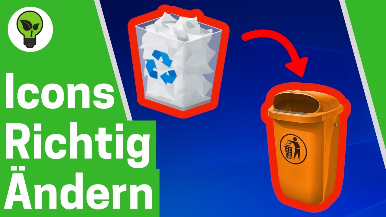 Windows 10 Icons Ändern ✅ ULTIMATIVE ANLEITUNG: Wie Ordner Symbole & Größe auf Desktop Verändern???