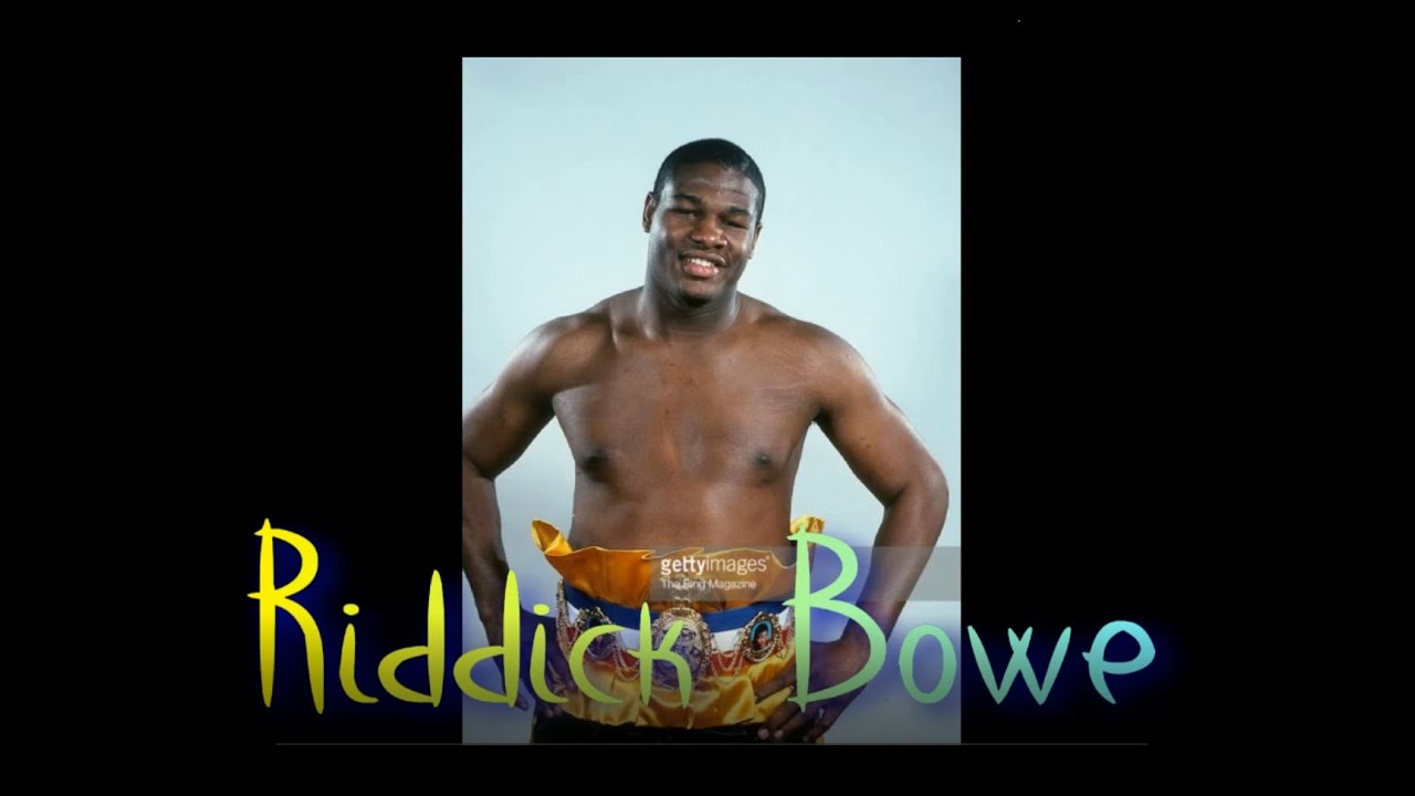 Riddick Bowe knockouts