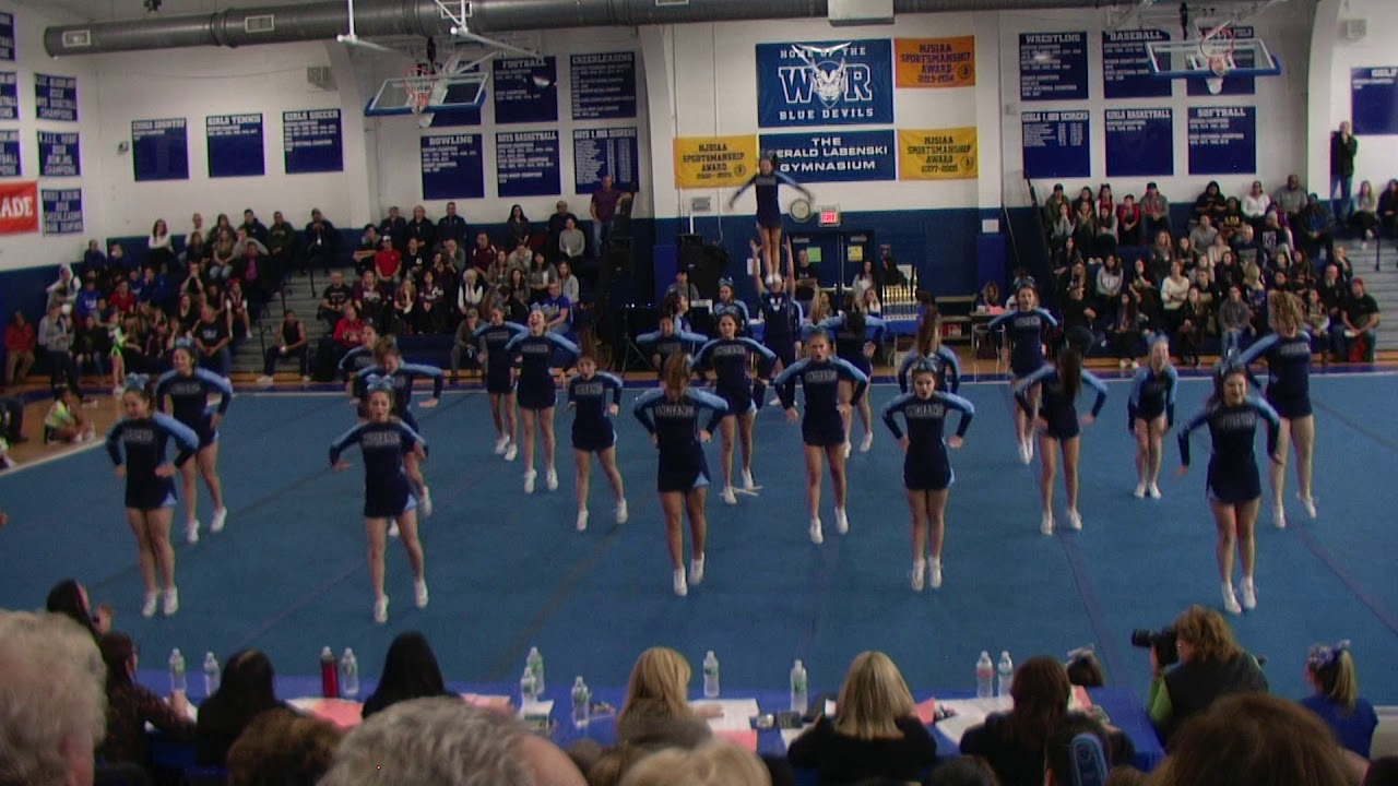 Wayne Valley HS CoEd All Music@Blue Devils 2018 Cheering Challenge