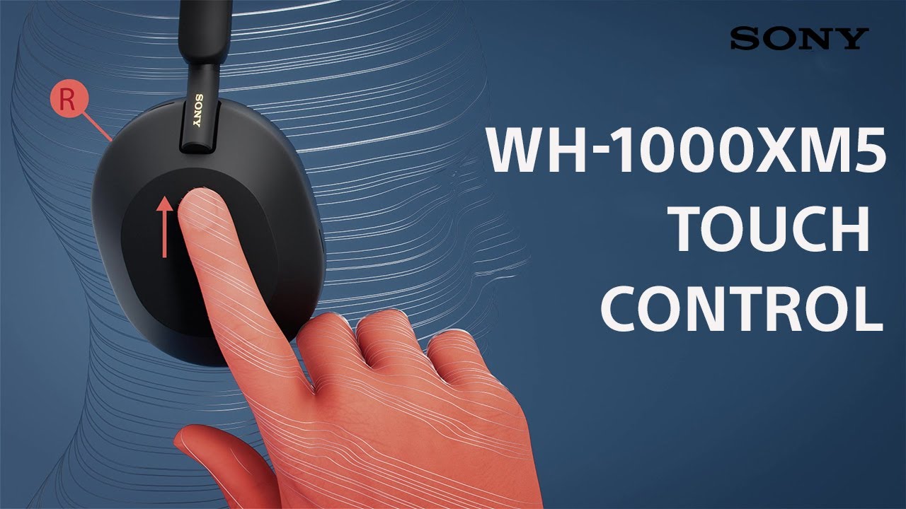 How to use Touch Control on the Sony WH-1000XM5 Wireless Noise Cancelling Headphones