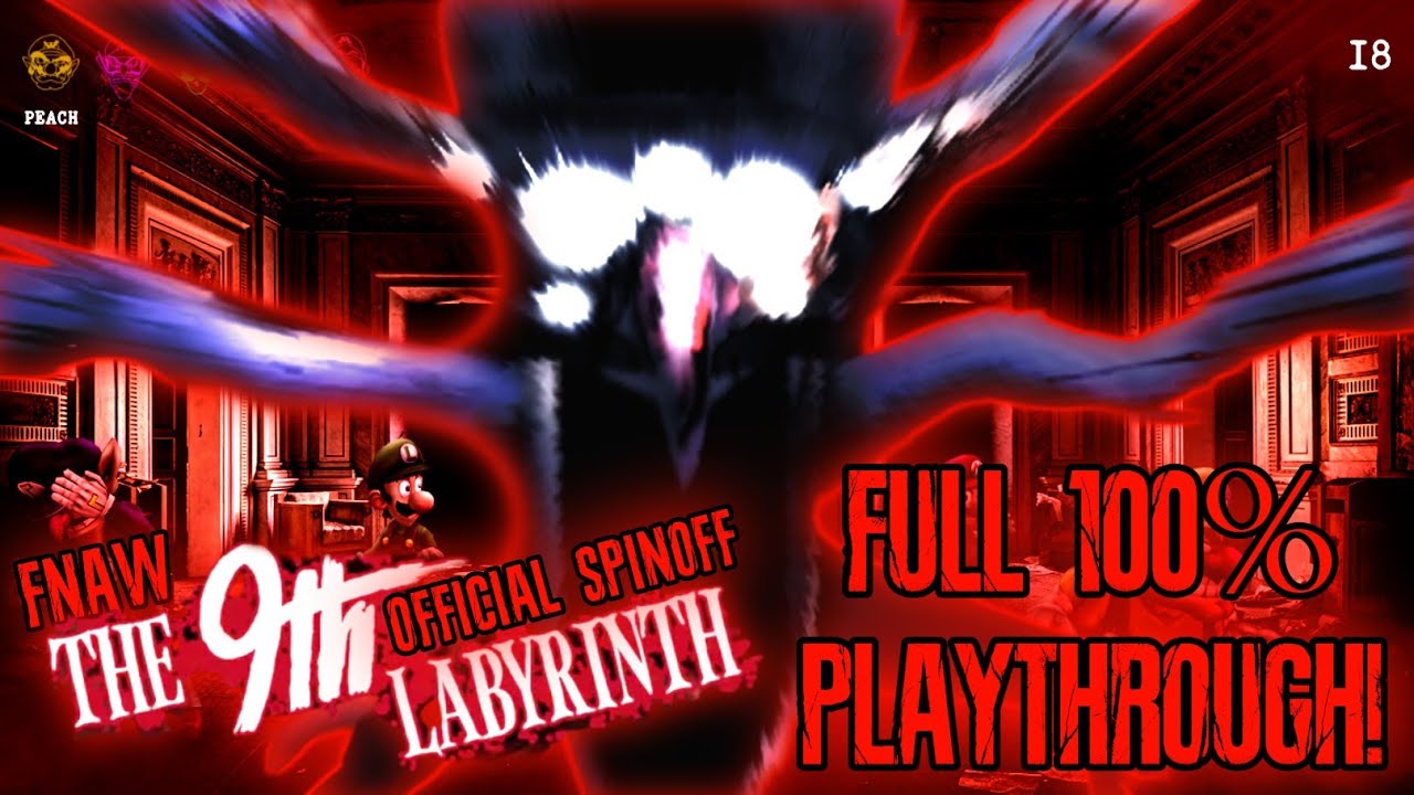 Five Nights At Wario's: The 9th Labyrinth (OFFICIAL SPINOFF) | Full 100% Playthrough!