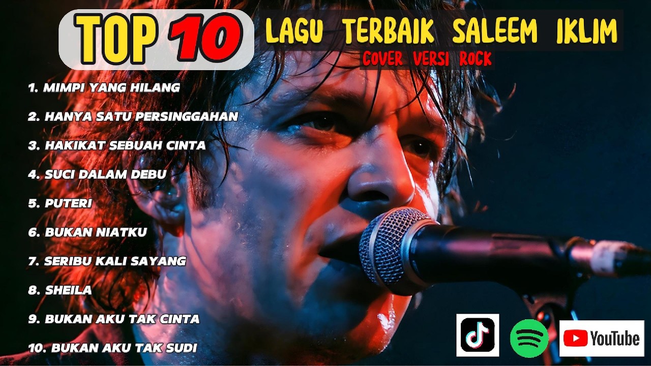 Playlist 10 Lagu Saleem Iklim Cover Rock Terbaik Malaysia | Full Album 2026 | Aratana Musical