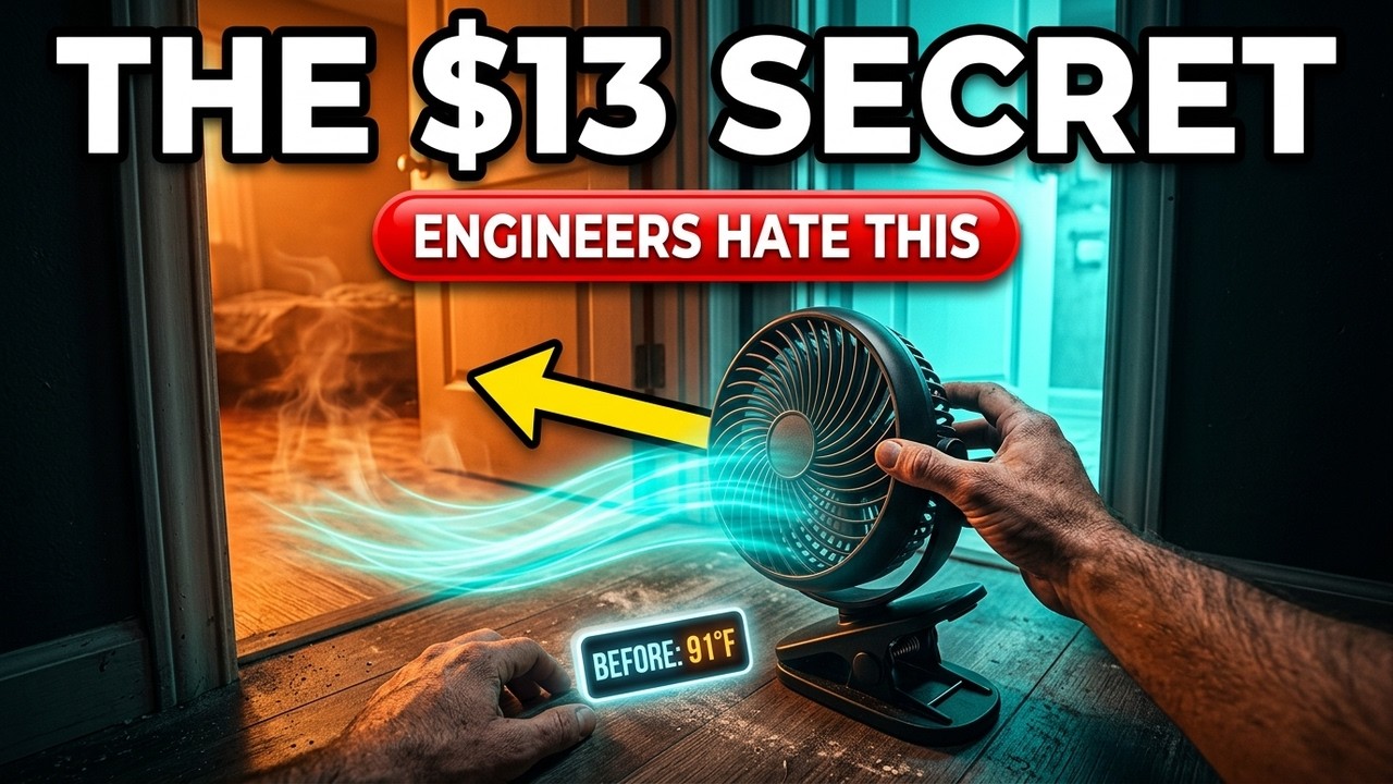 This $13 Window AC Trick Cools Two Rooms at Once &mdash; Engineers Hate It