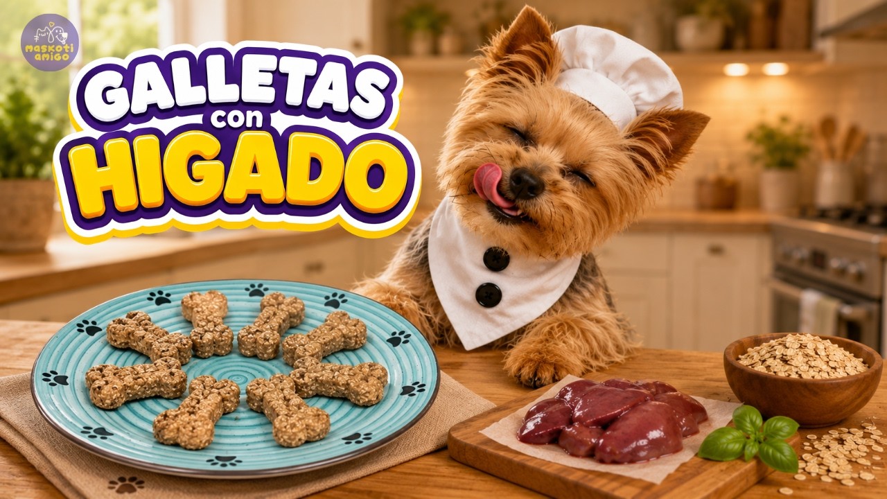 🍪Receta de GALLETAS de HIGADO para PERROS 🐾 | Fáciles y nutritivas